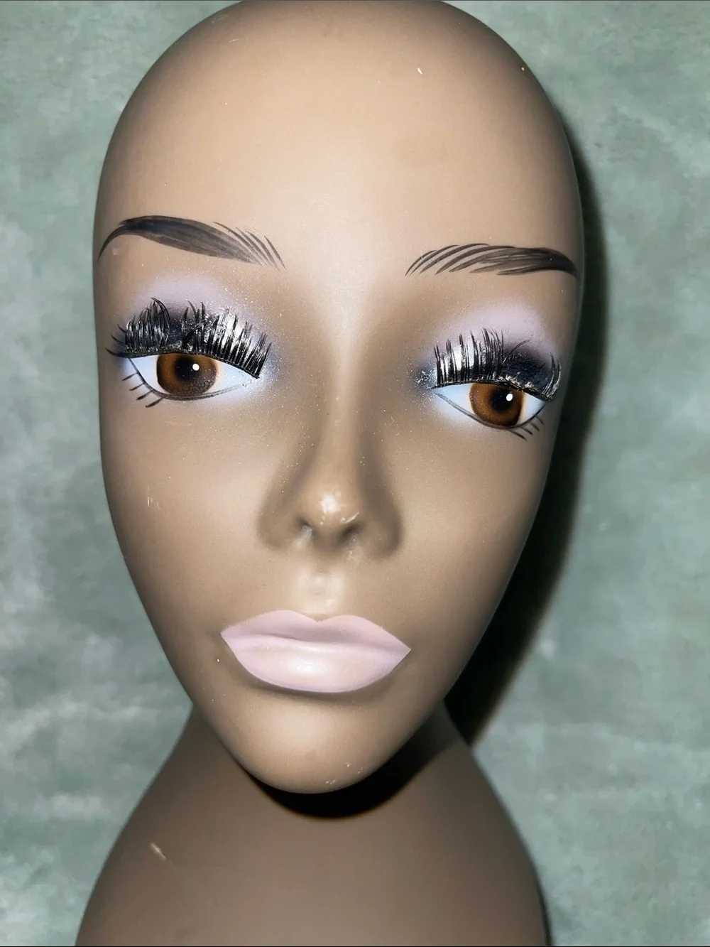 Styling Mannequin Head for Women Hair Display - Brown